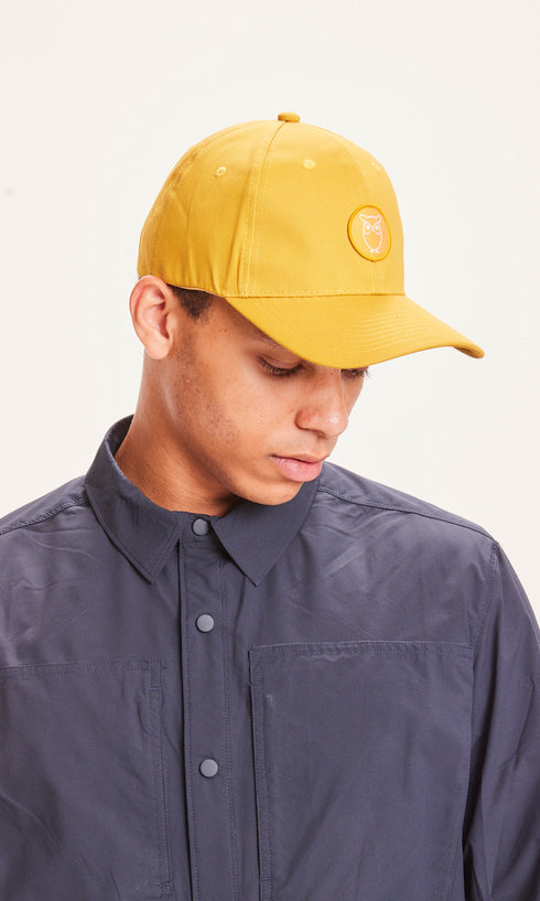 Baseball Twill Cap - Gul - GOTS/Vegan